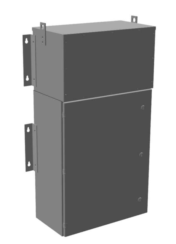 7.5kVA 480 Volts to 120/240 Volts Single Phase Push-On Breaker Mini Power Center