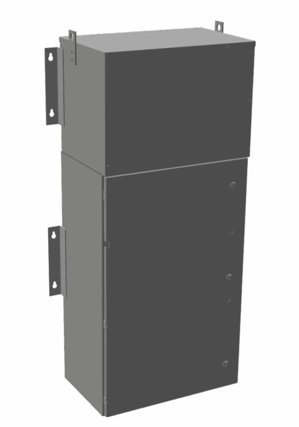 15kVA 600 Volts to 120/240 Volts Single Phase Push-On Breaker Mini Power Center